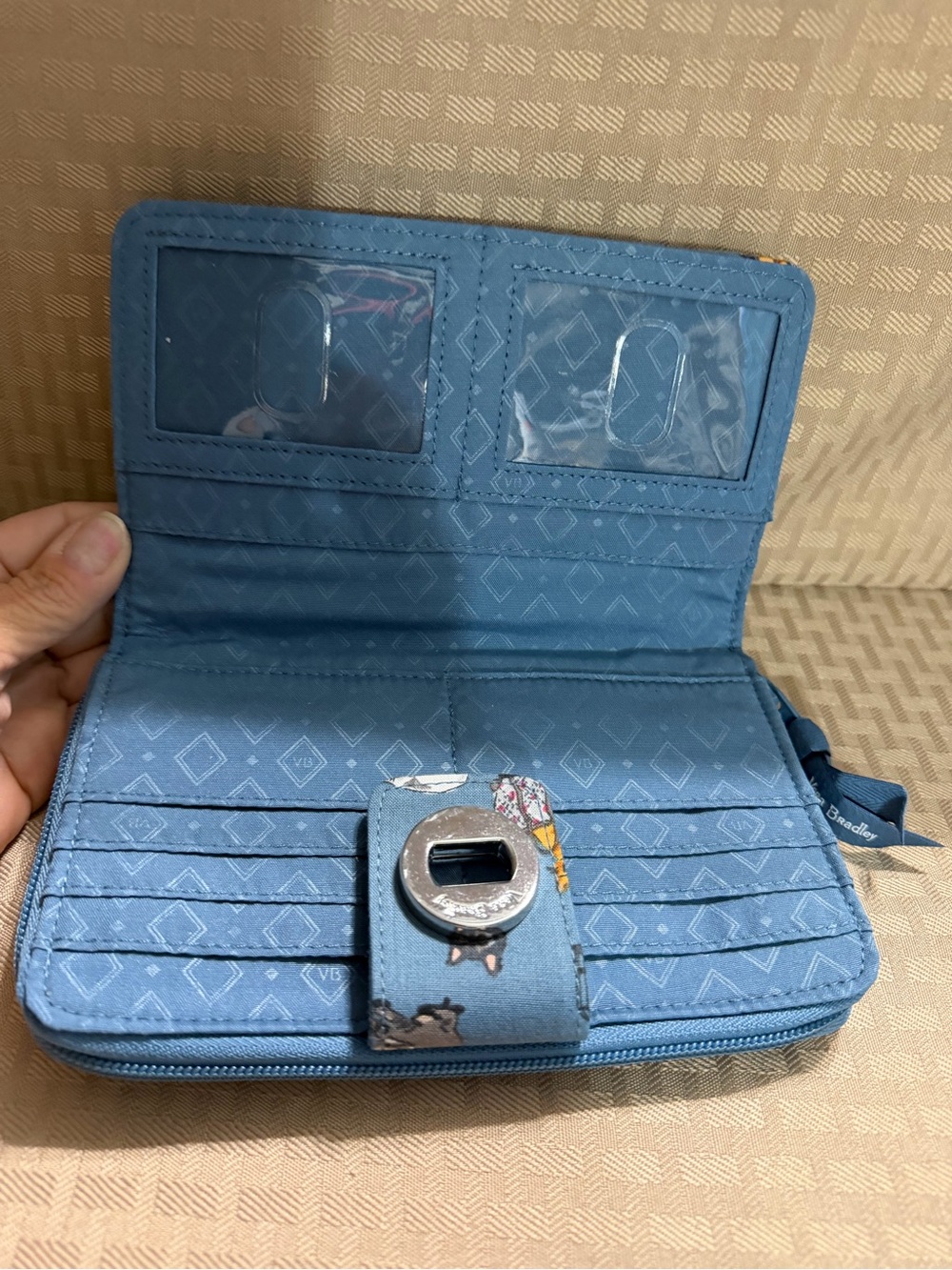 Vera Bradley Cat’s Meow tote and wallet set - Picture 6 of 11